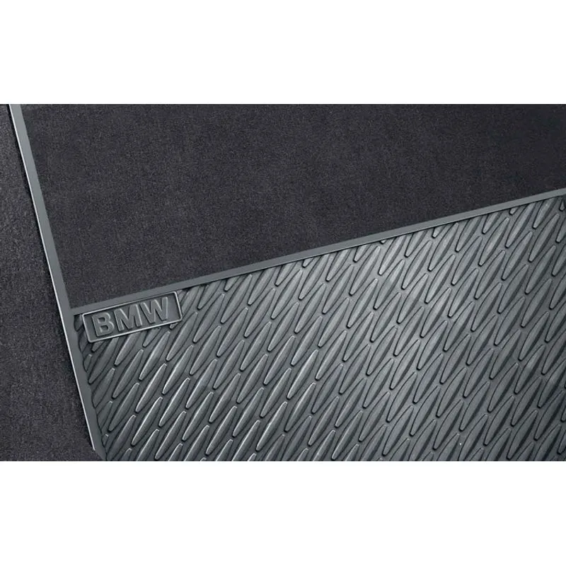 TAPIS DE SOL TOUS TEMPS ARRIÈRE NOIR POUR BMW SÉRIE 7 F02