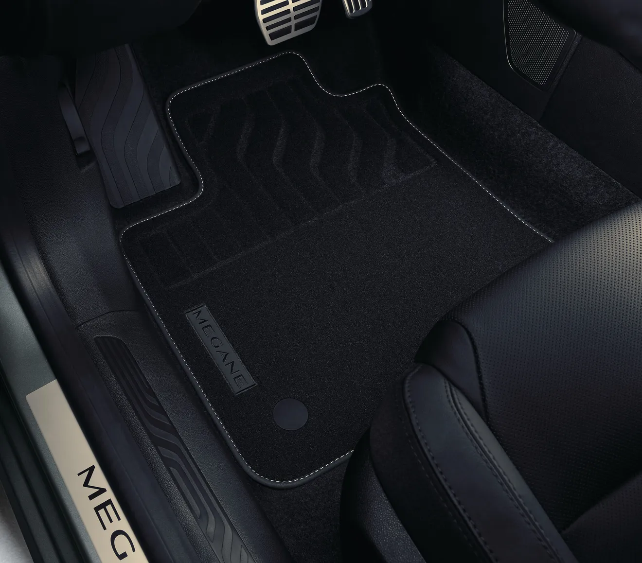 TAPIS DE SOL TEXTILE PREMIUM AVEC SURPIQÛRES GRISES RENAULT