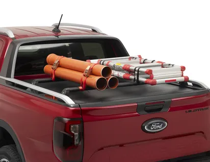 BARRES TRANSVERSALES NOIRES, POUR CACHE-BAGAGE À ENROULEUR FORD