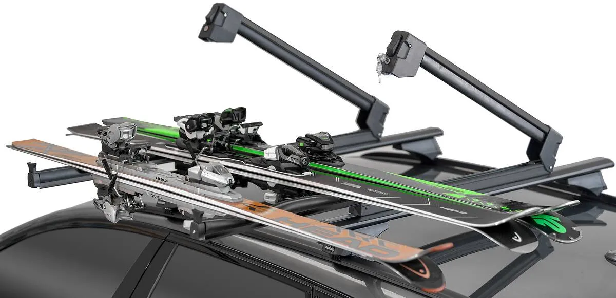 PORTE-SKIS 6 PAIRES SUR BARRES TRANSVERSALES RENAULT