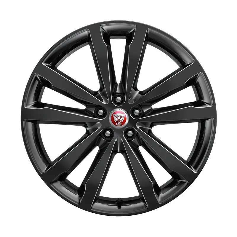 JANTES EN ALLIAGE 20 POUCES À 5 BRANCHES DOUBLES « STYLE 5051 » FINITION GLOSS BLACK JAGUAR