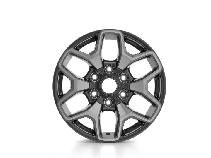 JANTE EN ALLIAGE 17" MODÈLE À 6 BRANCHES, MACHINED CARBONIZED GREY FORD