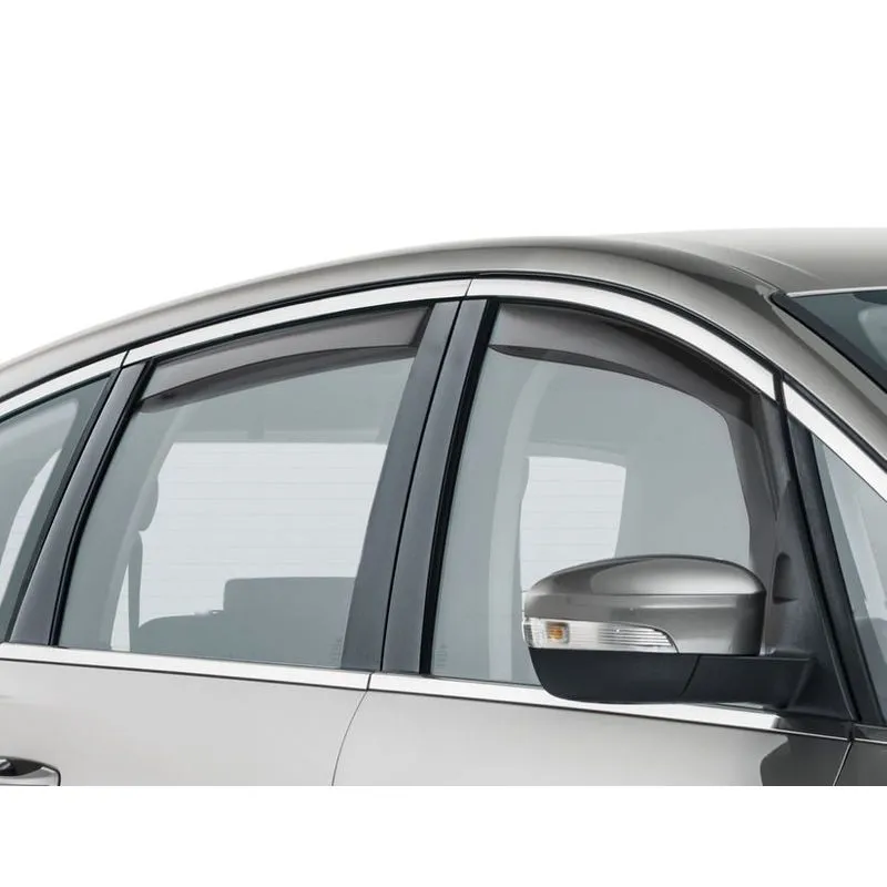 S-MAX CLIMAIR DÉFLECTEURS D’AIR POUR VITRES DE PORTE ARRIÈRE NOIR 2015 FORD
