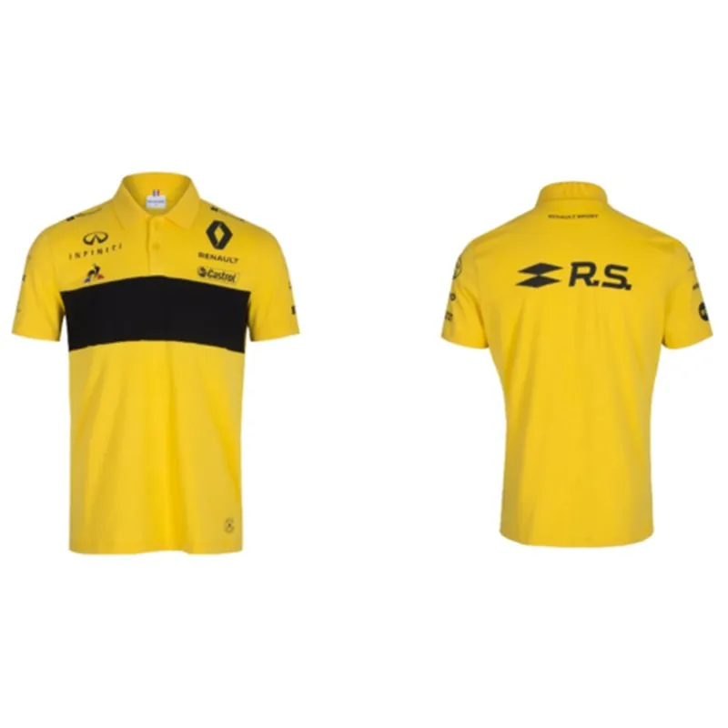 POLO JAUNE HOMME F1 RENAULT