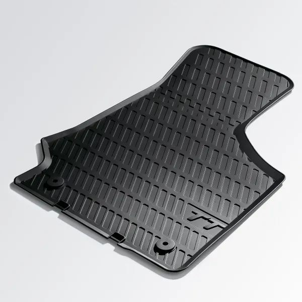 TAPIS DE SOL EN CAOUTCHOUC POUR L'AVANT, NOIR AUDI