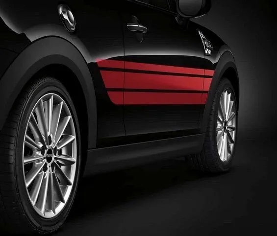 BANDES LATÉRALES JOHN COOPER WORKS PRO - CHILI RED. MINI