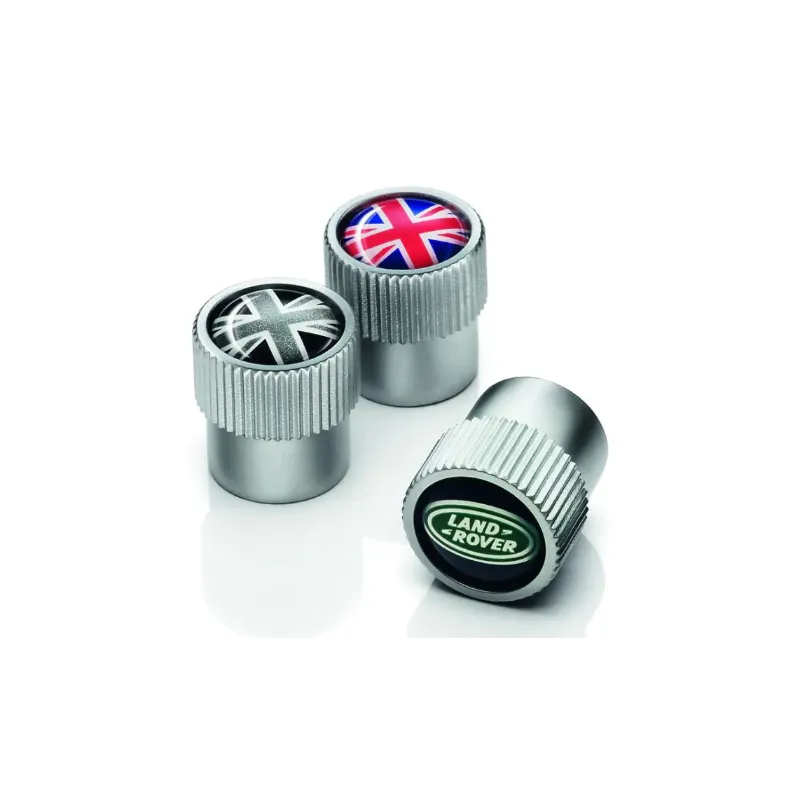 CAPUCHONS DE VALVE DE ROUE - SIGLE LAND ROVER