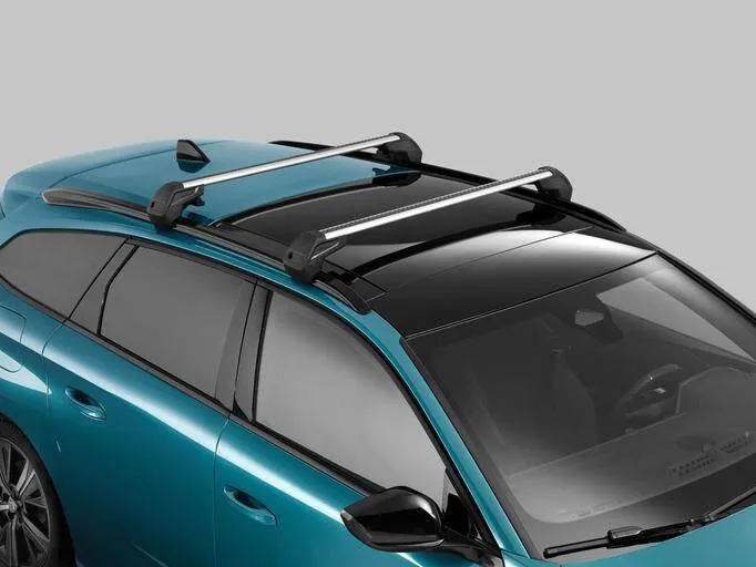 BARRES DE TOIT LONGITUDINALE ALUMINIUM POUR VEHICULE AVEC BARRES LONGITUDINALES PEUGEOT