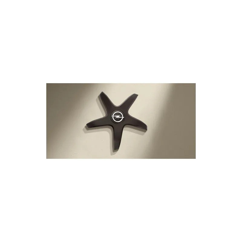 CACHE-MOYEU, ETOILE, ALUMINIUM BROSSÉ-ASTRA GTC OPEL