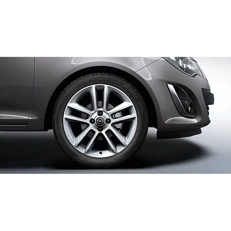 "JANTE ALLIAGE 17"" - 5 BRANCHES DOUBLES - ARGENT" OPEL