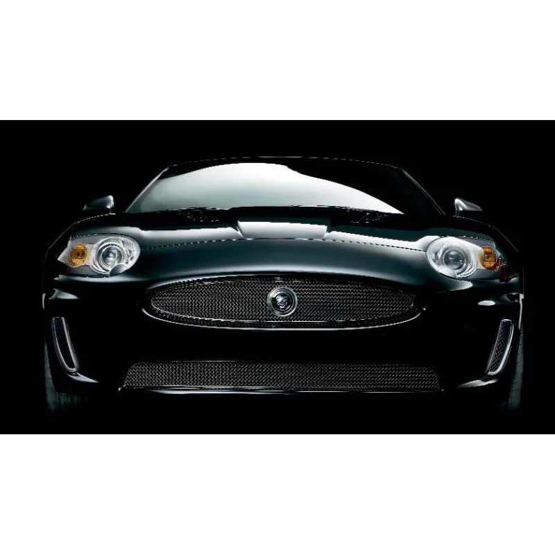 GRILLE DE CALANDRE MAILLÉE SUPÉRIEURE - CHROMÉE-XK JAGUAR