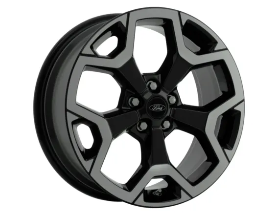 JANTE EN ALLIAGE 18" MODÈLE À 5 BRANCHES EN Y, MACHINED ABSOLUTE BLACK FORD
