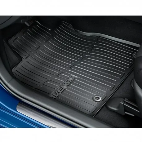 JEU DE TAPIS AVANT - CAOUTCHOUC NOIR TOYOTA