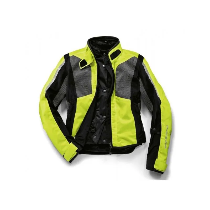 BLOUSON MOTO AIRSHELL FEMMES BMW JAUNE FLUO BMW MOTORRAD