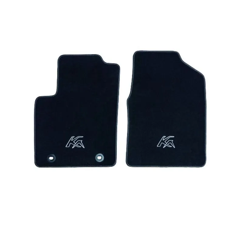 KA TAPIS DE SOL EN VELOURS AVANT NOIR 2008-2016 FORD