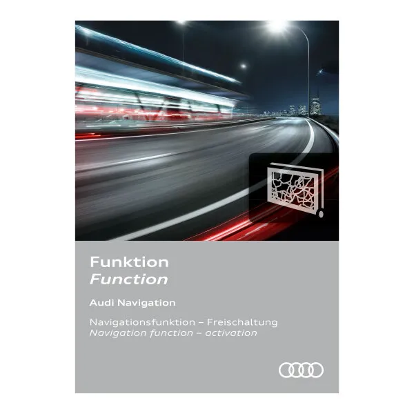 AUTORISATION ET DÉBLOCAGE DE LA FONCTION DE NAVIGATION AUDI