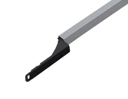 BARRES DE TOIT LONGITUDINALES BARRE SIMPLE POUR CÔTÉ DROIT, ARGENT FORD