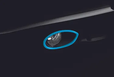 CERCLAGES DE FEUX ANTIBROUILLARD BLEU ELECTRIQUE (JEU DE 2) NISSAN
