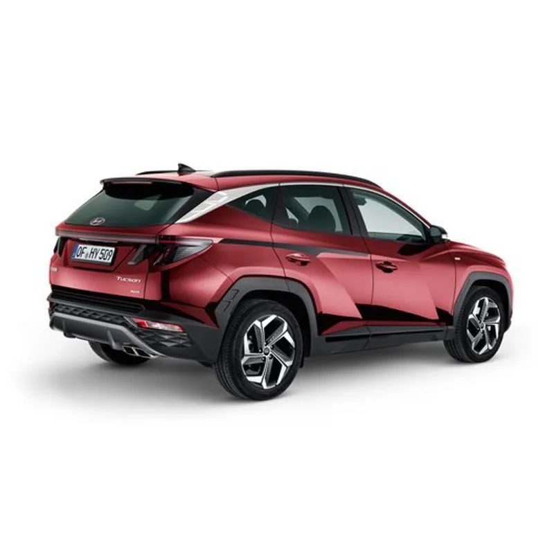 DÉCALCOMANIES BANDES SPORT NOIR MAT HYUNDAI