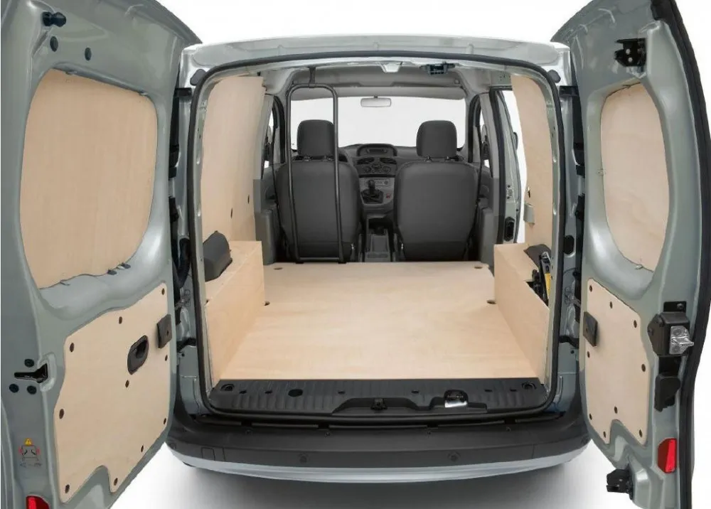 PÉRIPHÉRIE BOIS L1 AVEC 2 PORTES LATÉRALES COULISSANTES + PROTECTIONS DE PASSAGES DE ROUES 10 MM NISSAN