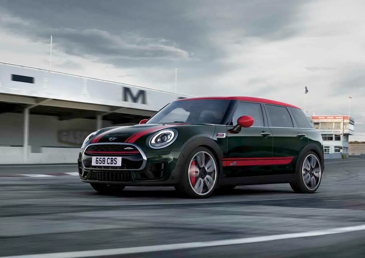 BANDES DÉCORATIVES JCW ROUGES POUR LE CAPOT. MINI