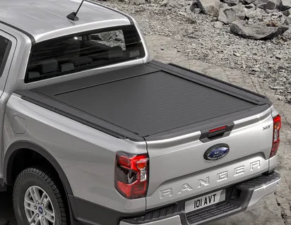 RIDEAU COULISSANT NOIR, À COMMANDE MANUELLE FORD