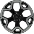 JANTE EN ALLIAGE 18" MODÈLE À 5 BRANCHES EN Y, MACHINED ABSOLUTE BLACK FORD