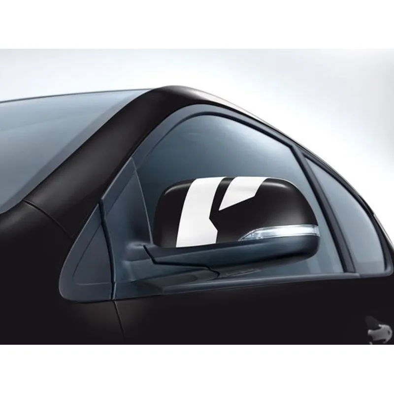 DÉCALQUES DE MIROIR DE PORTE - BLANC KIA