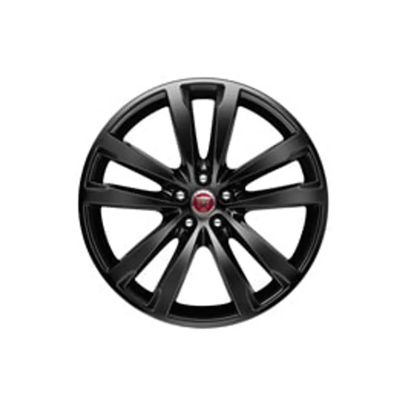 JANTE EN ALLIAGE - 20 STYLE 5031 5 BRANCHES DOUBLES FINITION GLOSS BLACK JAGUAR