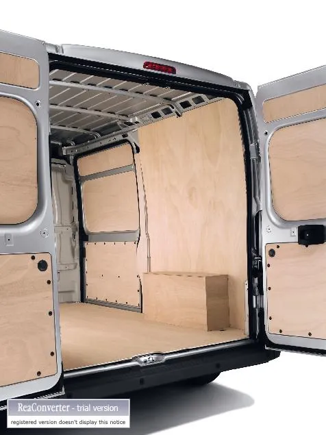 KIT COMPLET BOIS L1 AVEC 2 PORTES LATÉRALES COULISSANTES NISSAN