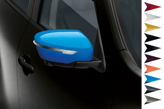 COQUES DE RÉTROVISEURS BLEU NISSAN