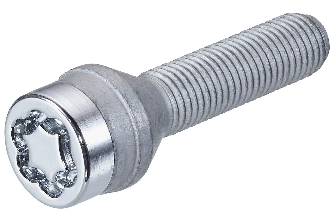 4 VIS ANTIVOL SU MCGARD M12X1.25/ 60°/ LONG. 40.6MM/ Ø17MM