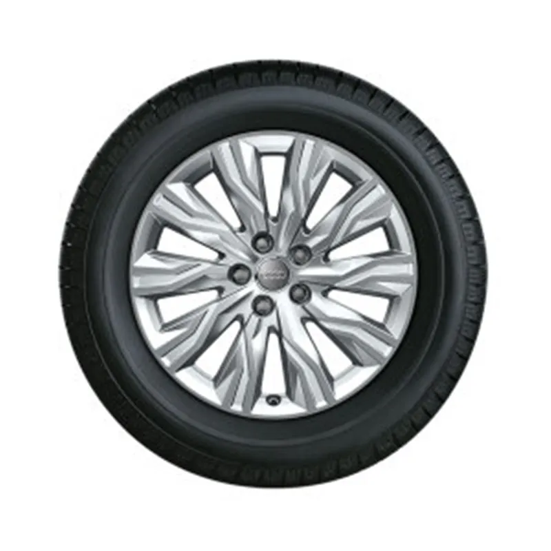 4 ROUES COMPLÈTES HIVER À 10 BRANCHES GRAVIS ARGENT BRILLANT, 7,5 J X 18, 225/45 R 18 95H XL, GAUCHE AUDI