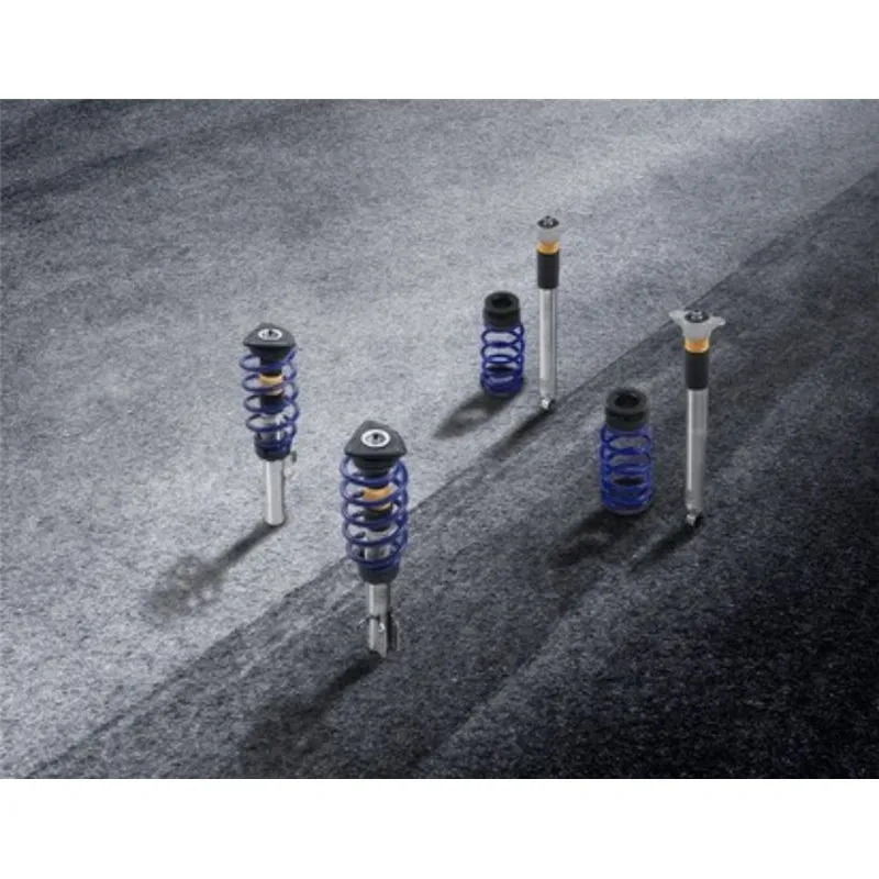 KIT DE SUSPENSION AVEC RESSORTS HÉLICOÏDAUX SUR AMORTISSEURS ACIER INOXYDABLE AVEC RESSORTS LAQUÉS EN BLEU FORD PERFORMANCE ST