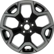 JANTE EN ALLIAGE 18" MODÈLE À 5 BRANCHES EN Y, MACHINED ABSOLUTE BLACK FORD