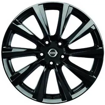 JANTE ALLIAGE 19" WIND NOIR MÉTALLISÉ AVEC CAPSULE CENTRALE INTÉGRÉE NISSAN