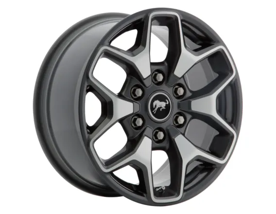 JANTE EN ALLIAGE 17" MODÈLE À 6 BRANCHES, MACHINED CARBONIZED GREY FORD