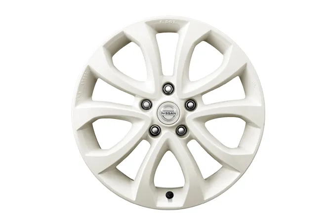 JANTE ALLIAGE 17" ATO BLANC AVEC CAPSULE CENTRALE INTÉGRÉE NISSAN