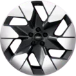 JANTE EN ALLIAGE 20" ARRIÈRE, MODÈLE À 6 BRANCHES, MAGNETIC ET BRIGHT MACHINED FORD
