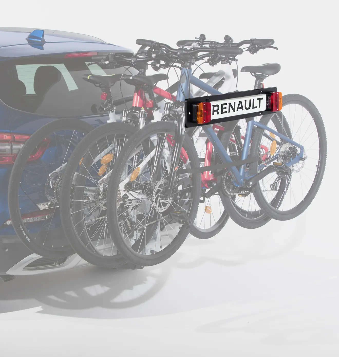 SUPPORT DE PLAQUE D'IMMATRICULATION POUR PORTE-VÉLOS EXPRESS HANG ON 7 BROCHES RENAULT