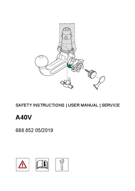 BARRE DE REMORQUAGE AMOVIBLE KIA