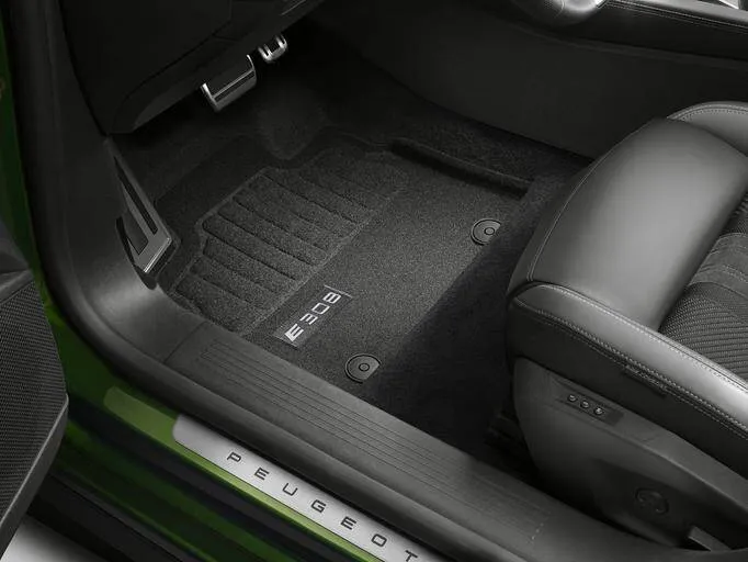 JEU DE TAPIS EN FORME AVANT ET ARRIERE PEUGEOT