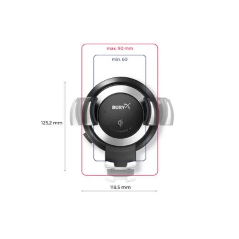 BURY* SYSTÈME POWERMOUNT POWERCHARGE QI FORD