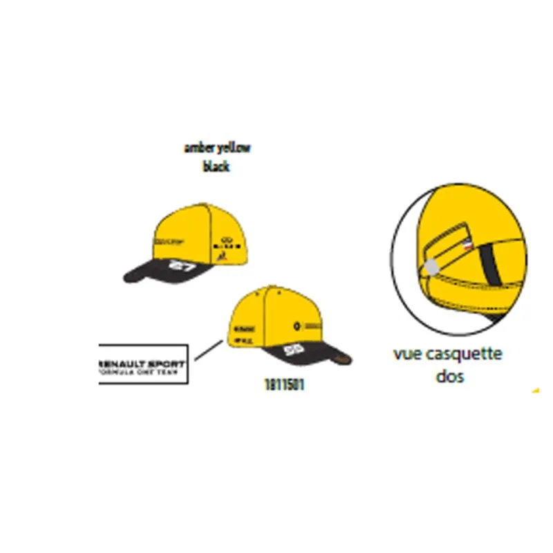 CASQUETTE ADULTE PIL F1 RENAULT