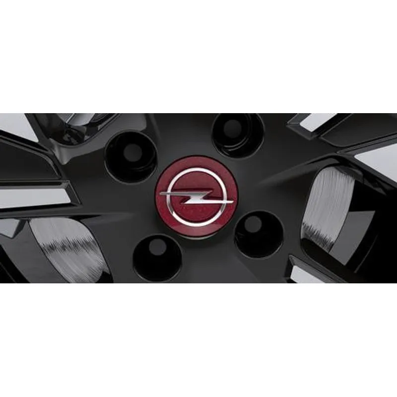 ENJOLIVEUR DE MOYEU DE ROUE ROND - PEPERONCINO RED OPEL