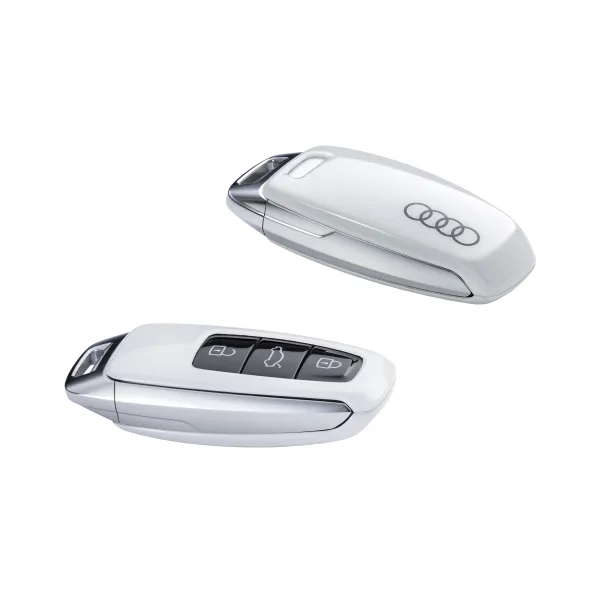 COUVRE-CLÉS BLANC GLACIER AUDI