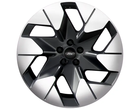 JANTE EN ALLIAGE 20" ARRIÈRE, MODÈLE À 6 BRANCHES, MAGNETIC ET BRIGHT MACHINED FORD