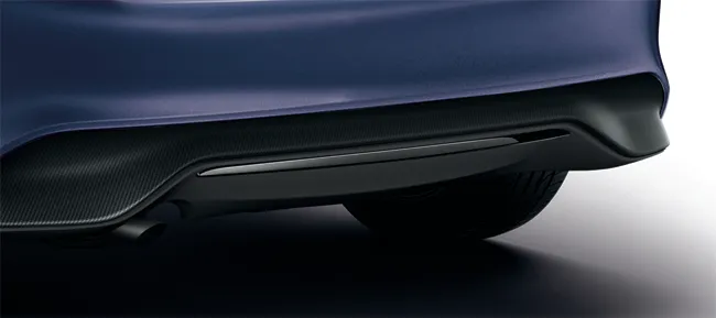 BAGUETTE DE FINITION ARRIÈRE NOIR MÉTALLISÉ NISSAN