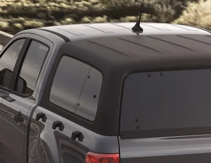 HARDTOP AVEC VITRES LATÉRALES, MATTE BLACK FORD