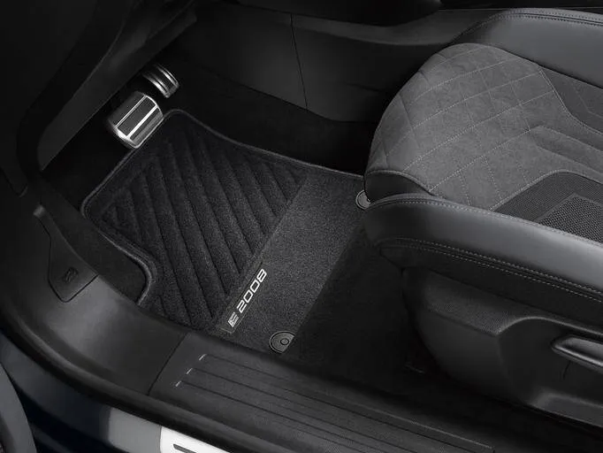 JEU DE TAPIS MOQUETTE AIGUILLETEE AVANT PEUGEOT